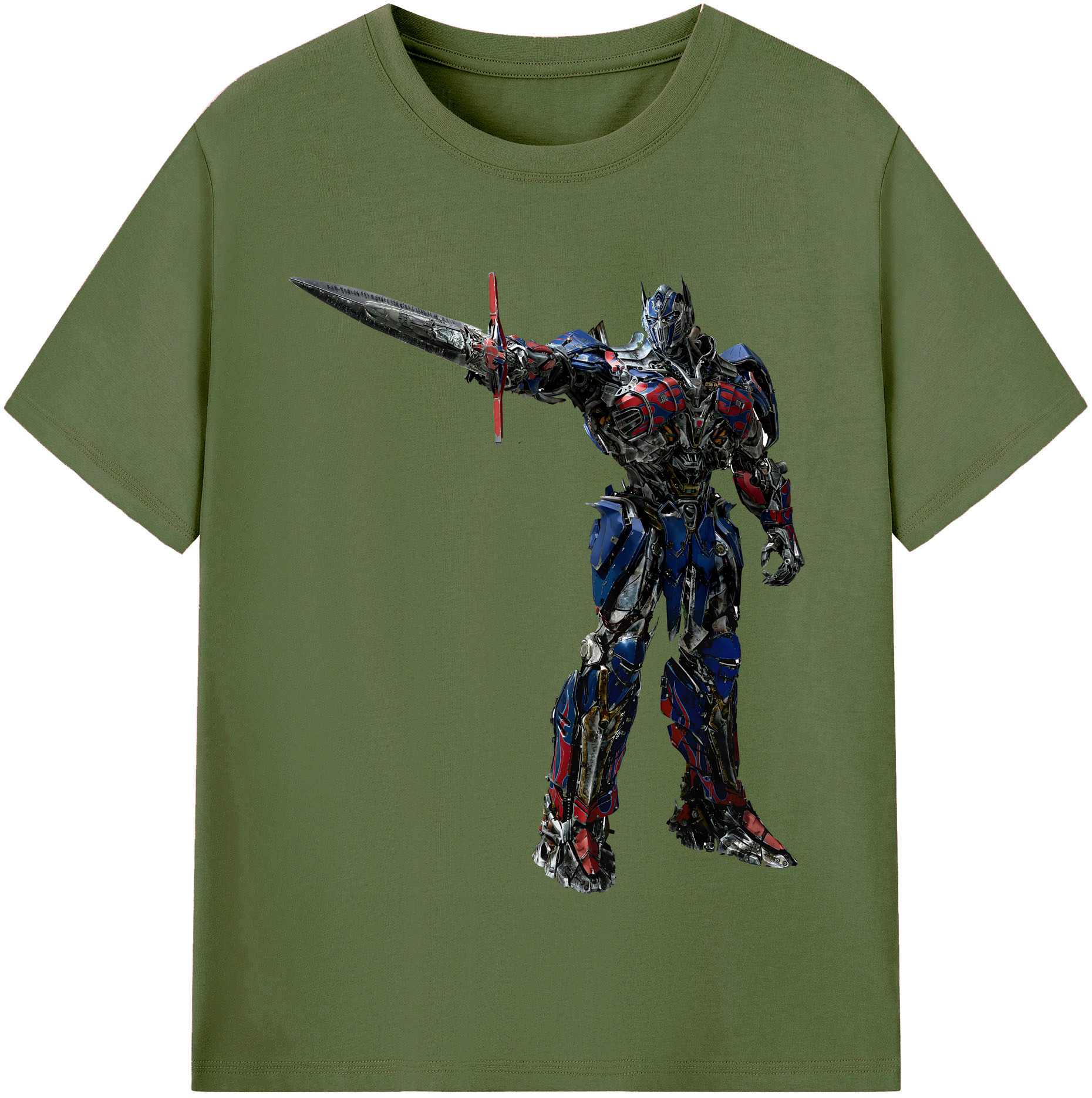 （画像用） Transformers トランスフォーマー 綿100％半袖Tシャツ（フロントプリント）